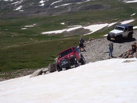 Mosquito Pass final snowdrift