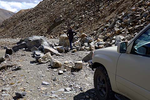 Mosquito Pass landslide